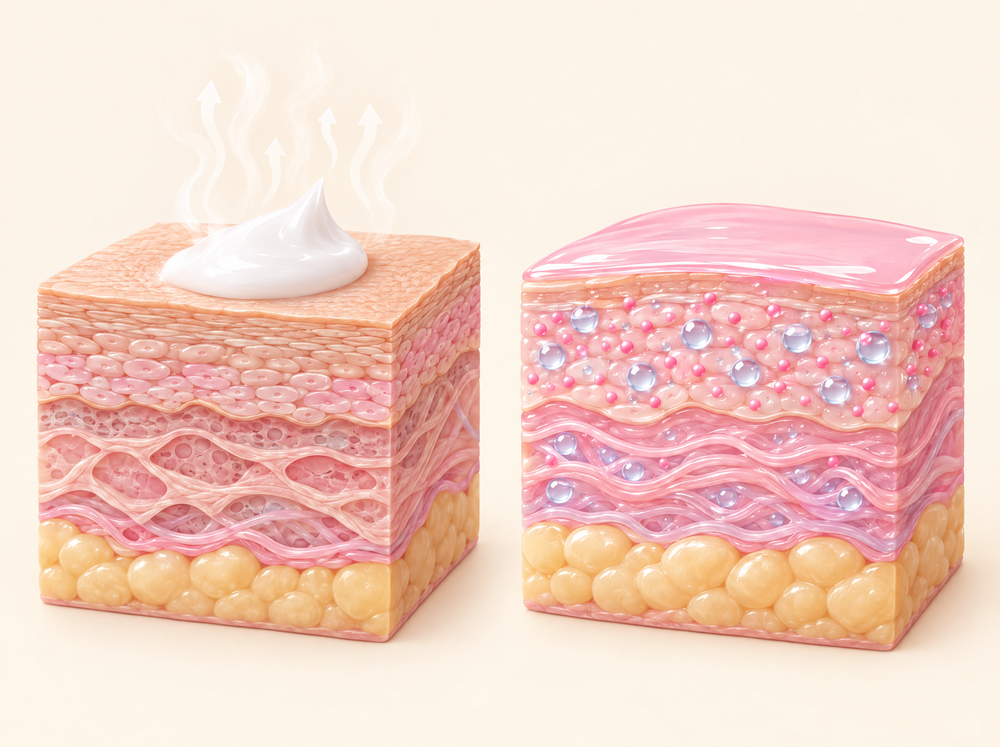 Ilustración: crema frente a bálsamo